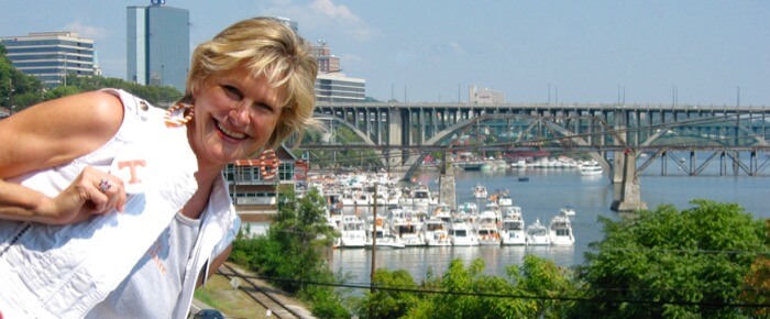 Kathy Miller Time tailgating with the Vol Navy photo by Kathy Miller