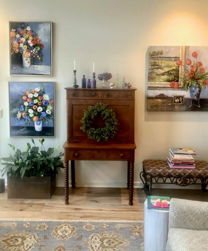 Christmas in th Sunroom photo by Kathy Miller