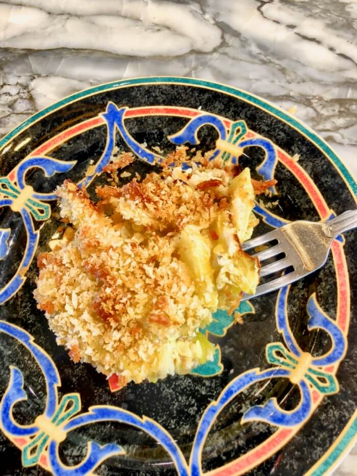 Summer Squash Casserole serving photo by Kathy Miller