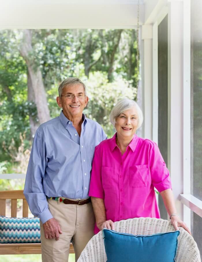 John and Barbara Hopkins In the Kitchen for South Island Living magazine photo by Susan Scarborough