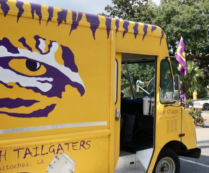 LSU Van Geaux Original photo by Kathy Miller