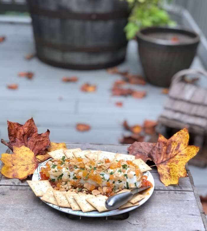 Apricot and Almond Goat Cheese Spread