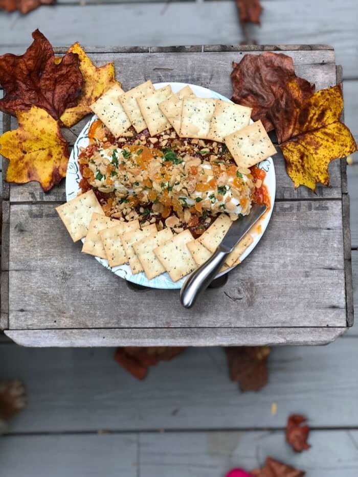 Apricot and Almond Goat Cheese Spread