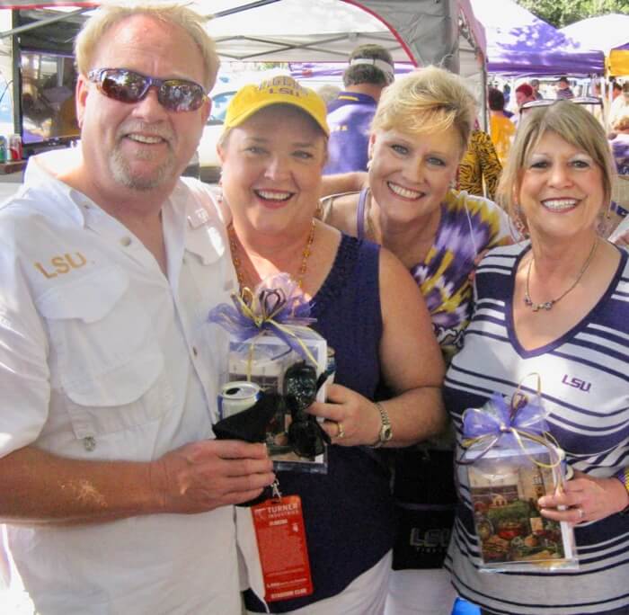 LSU fans invited us to their tailgate photo by Kathy Miller