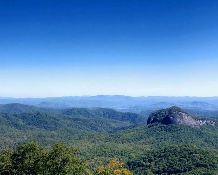 Looking Glass Mountain on the Blue Ridge Parkway