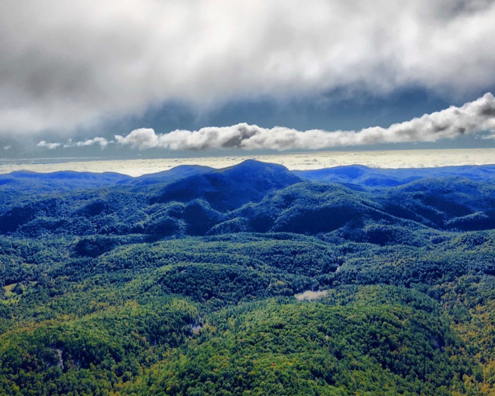 View from Whiteside Mountain photo by Kathy Miller