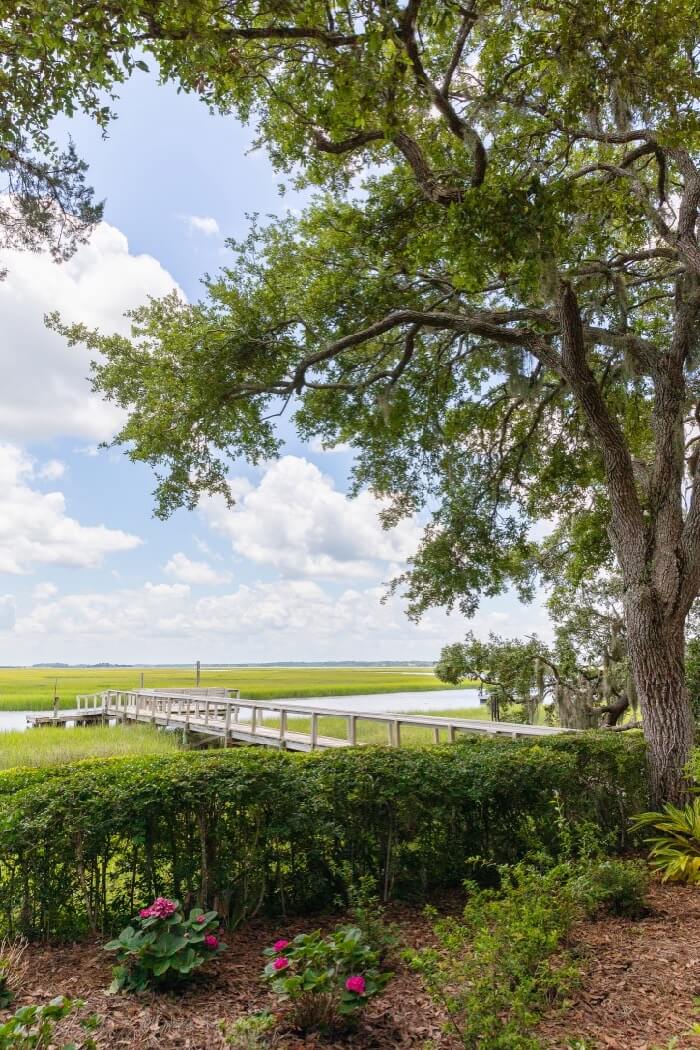 Walkway to dock photo by Lynn Tennille