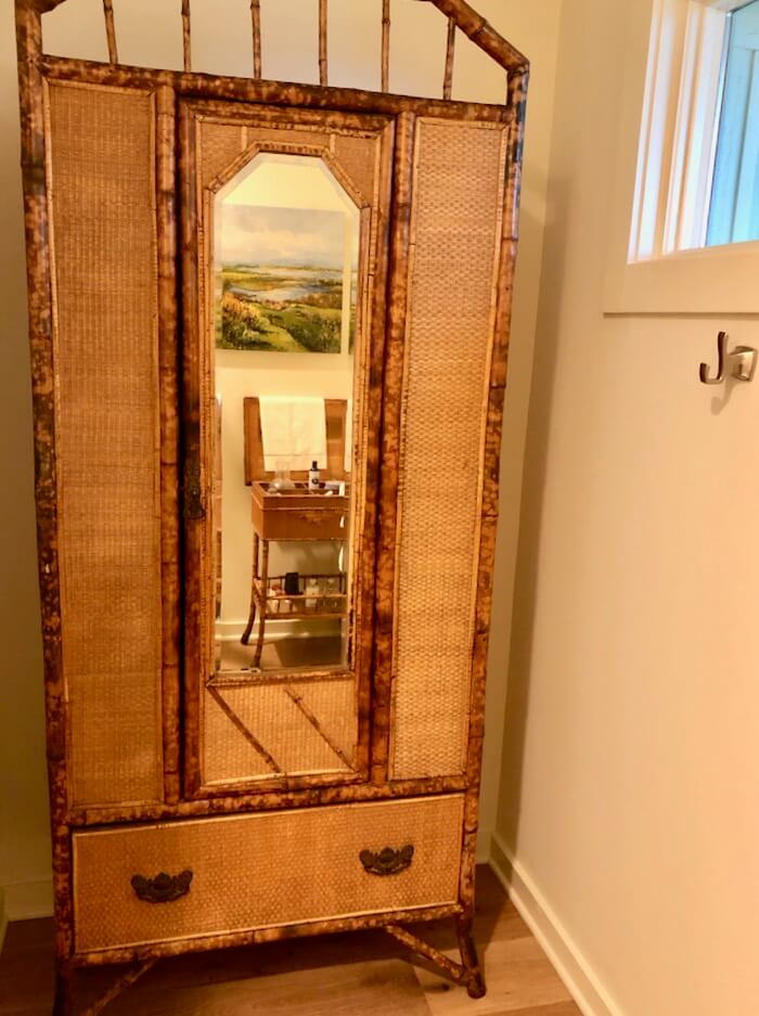 Antique bamboo armoire photo by Kathy Miller