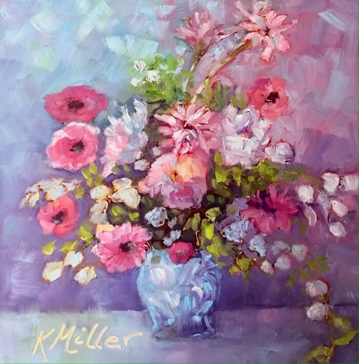 Wild English Splendor painting by Kathy Miller