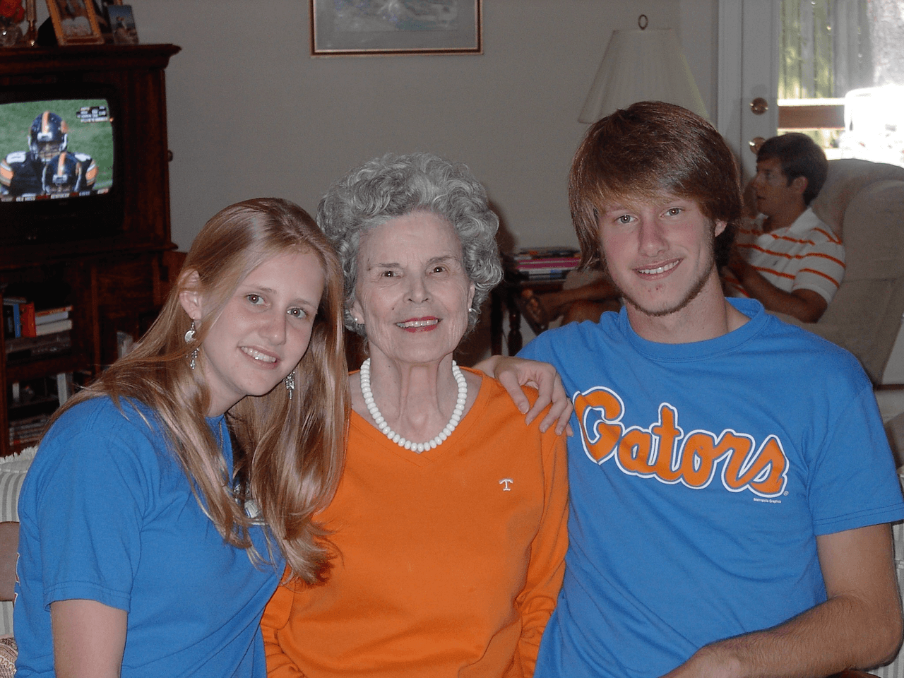 Lizzy Grandma and James photo by Kathy Miller