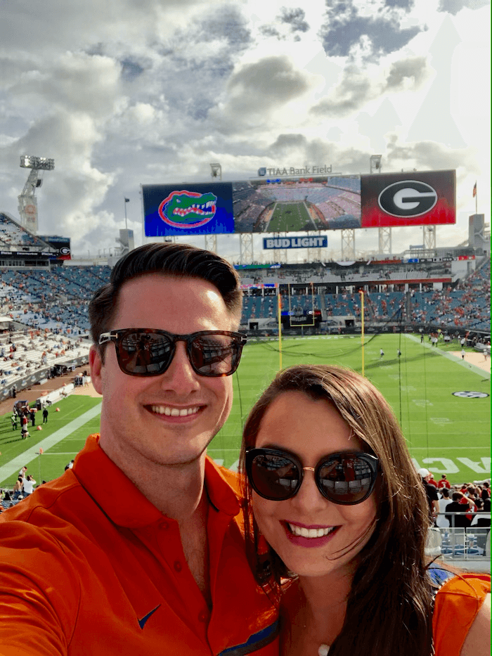 James and Carrie at Fla Ga game