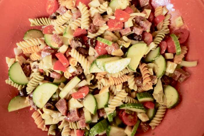 Antipasto Pasta Salad photo by Kathy Miller