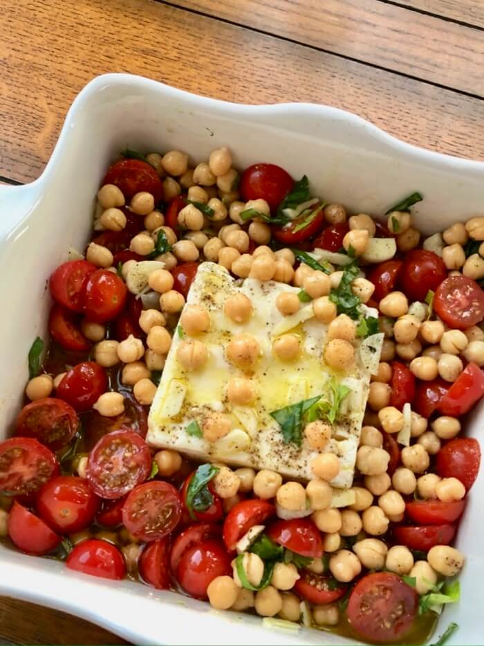 Baked Feta Cheese Appetizer photo by Kathy Miller