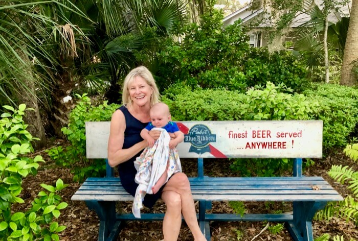 Parks and Kaki celebration the red white and blue and PBR photo by Kathy Miller