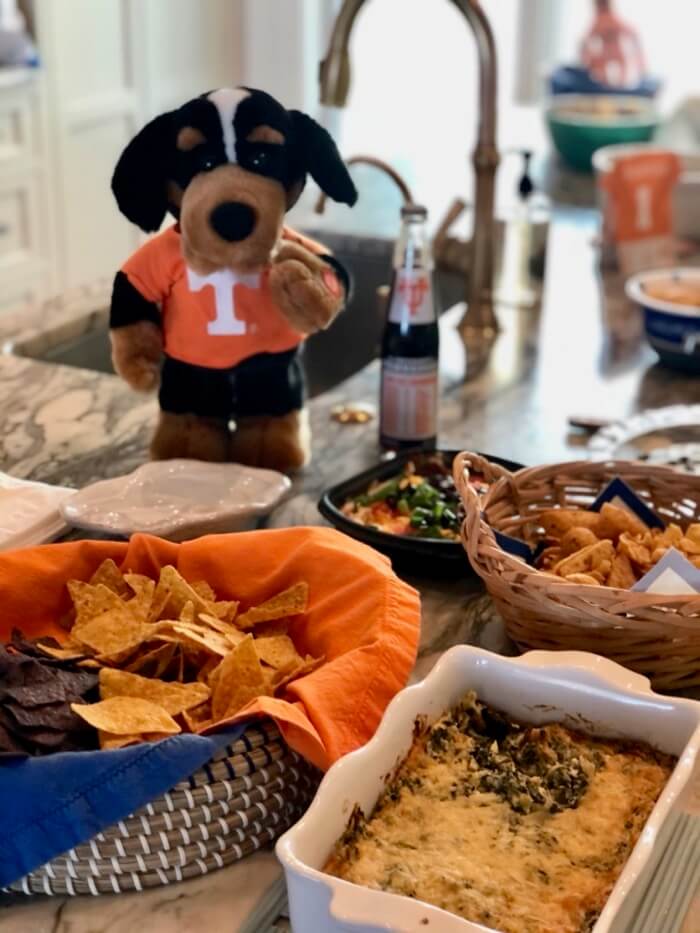 Smokey and a Tennessee Florida tailgate photo by Kathy Miller