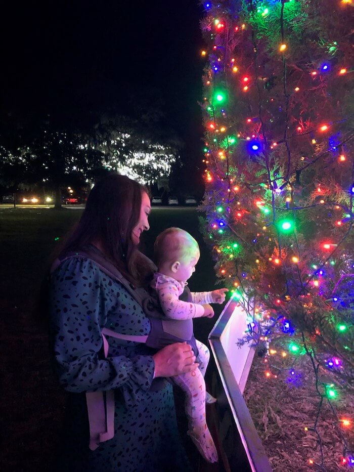 Parks in awe of Christmas lights