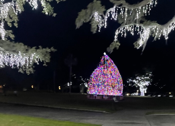 Thousands of multicolor lights photo by Kathy Miller