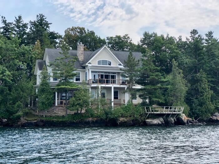 Cathy and Charlie's home on the St. Lawrence River