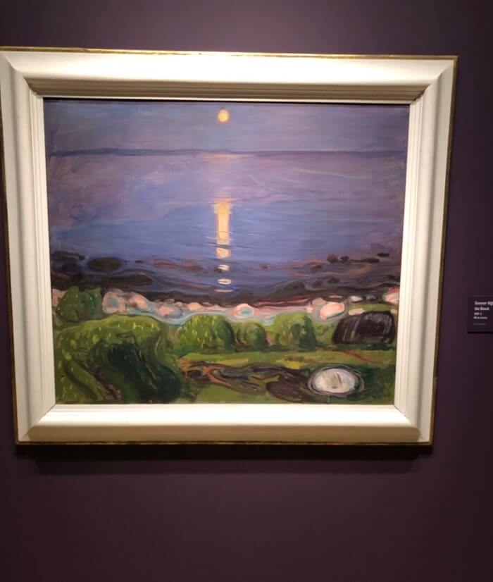 Summer Night by the Beach Edvard Munch photo by Kathy Miller