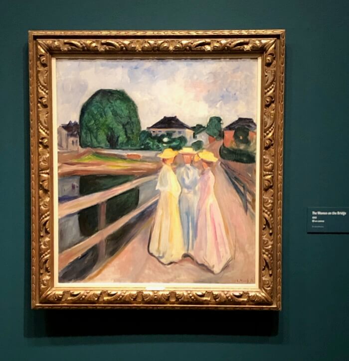 Edvard Munch "The Women On The Bridge" Photo by Kathy Miller