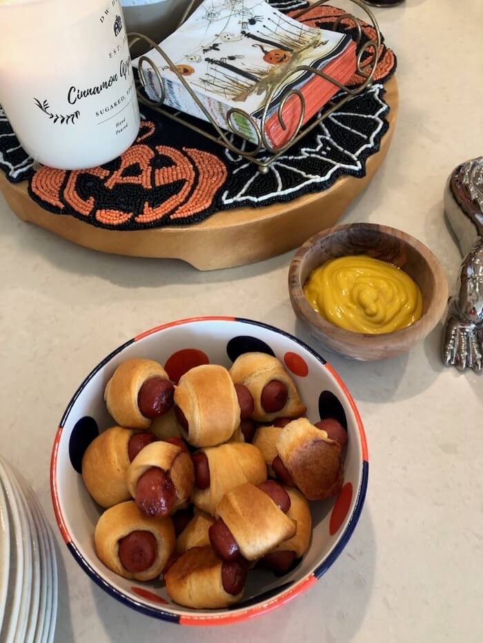 Little Smokies with hot mustard photo by Kathy Miller
