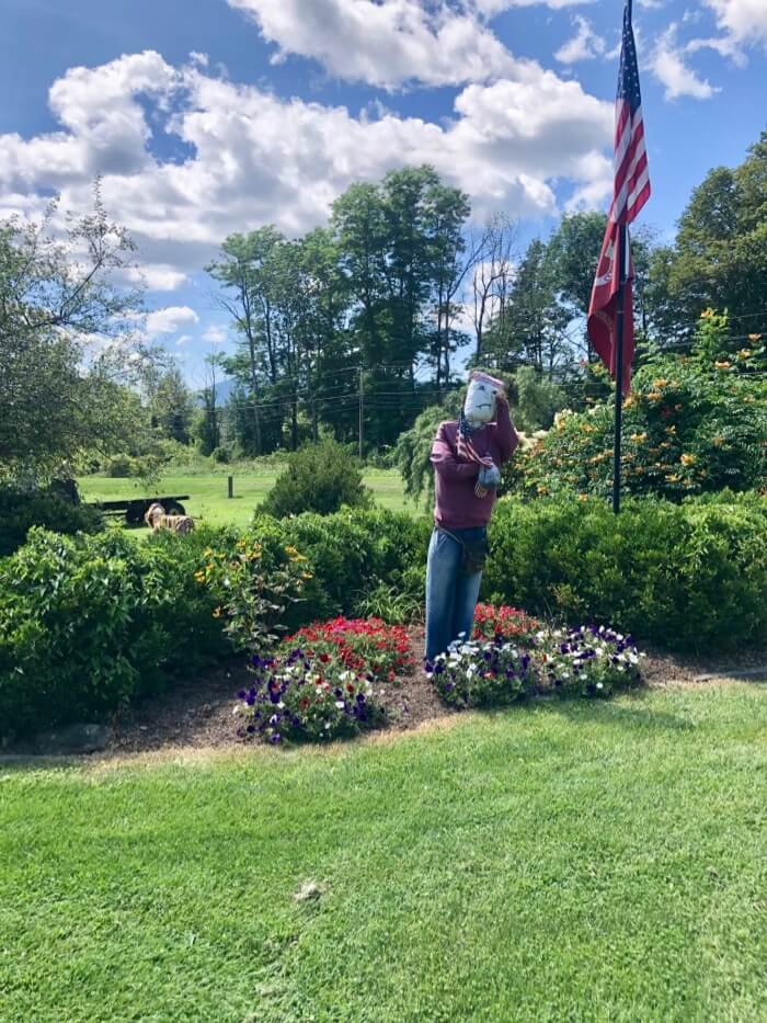 Patriotic Scarecrow photo by Kathy Miller