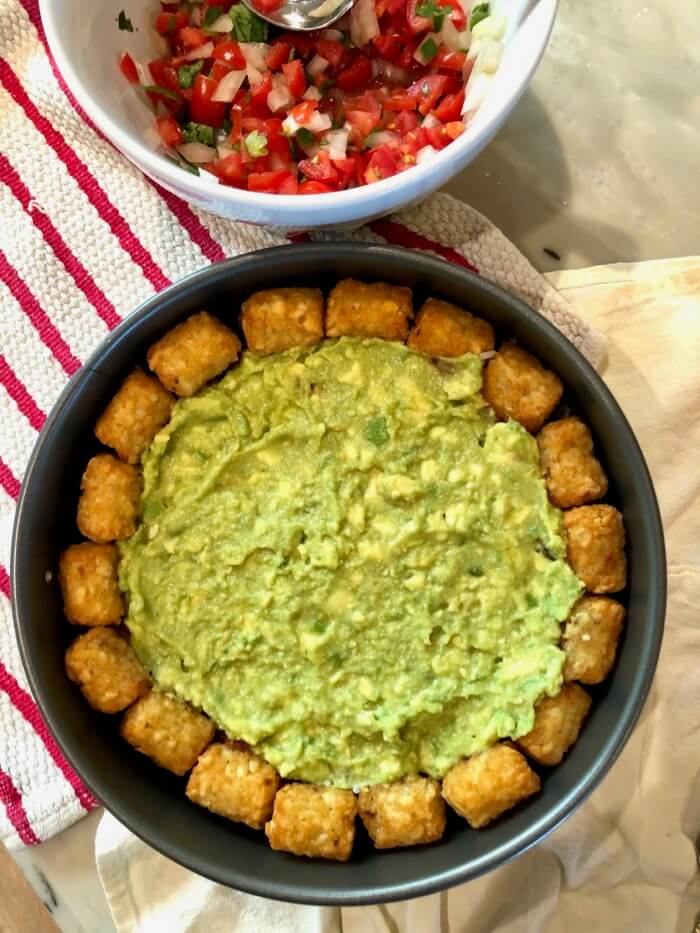 Tater tot guac layer photo by Kathy Miller