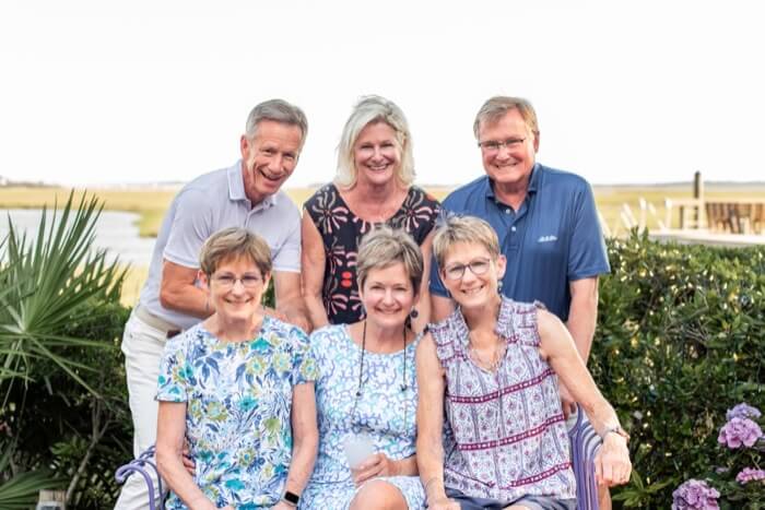 The Miller siblings with Kathy and Ken