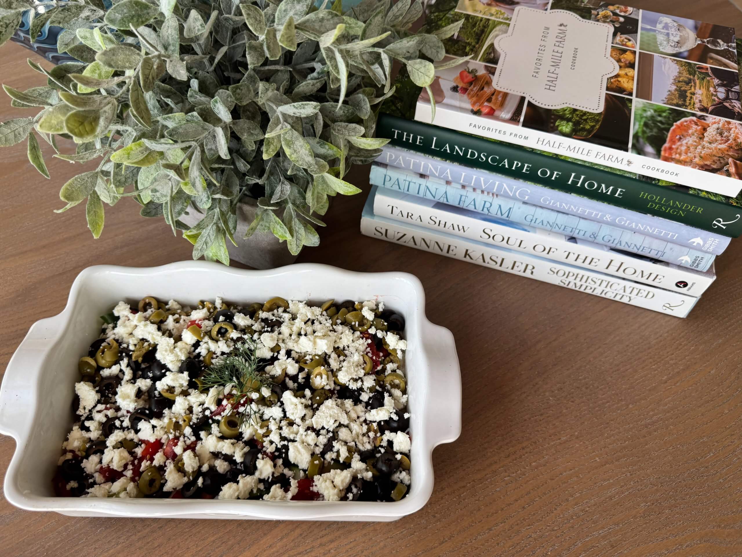 Greek 7 layer salad