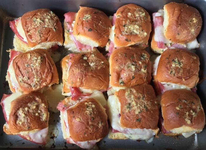 Sliders Ham & Cheese with Poppy Seed photo by Kathy Miller